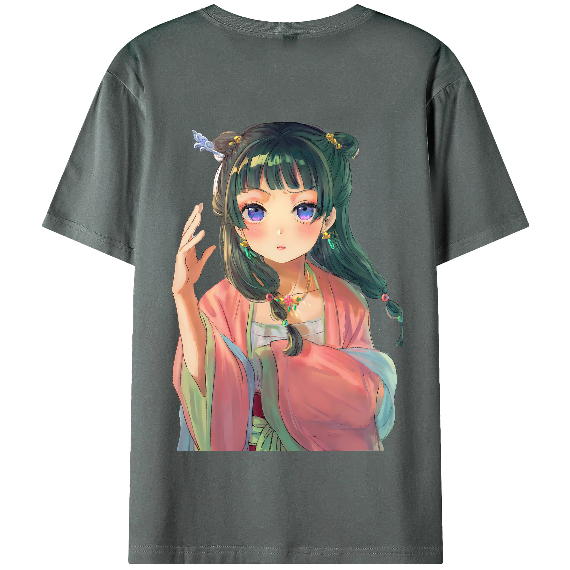 （画像用） 薬屋のひとりごと The Apothecary Diaries 綿100％半袖Tシャツ（背面プリント）